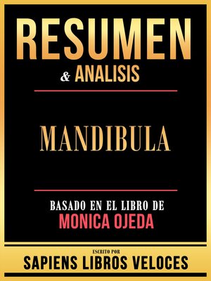 cover image of Resumen & Analisis--Mandibula--Basado En El Libro De Monica Ojeda